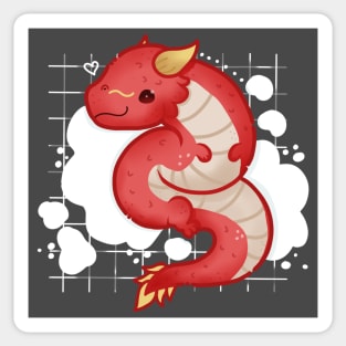 Red Dragon Sticker